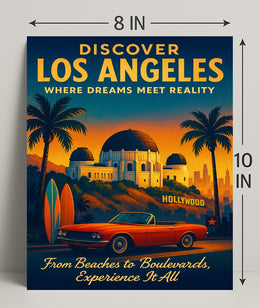 Discover Los Angeles Poster PosterGoat