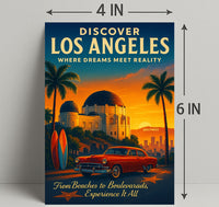 Discover Los Angeles Poster PosterGoat