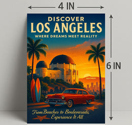 Discover Los Angeles Poster PosterGoat