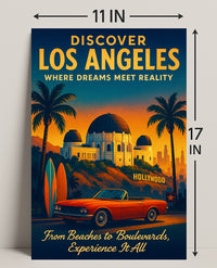 Discover Los Angeles Poster PosterGoat
