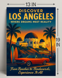Discover Los Angeles Poster PosterGoat