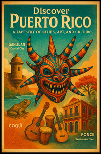 Discover Puerto Rico Poster PosterGoat