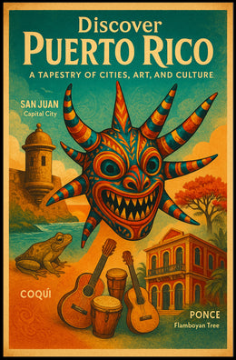 Discover Puerto Rico Poster PosterGoat