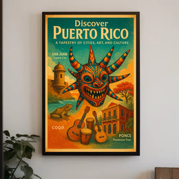 Discover Puerto Rico Poster PosterGoat