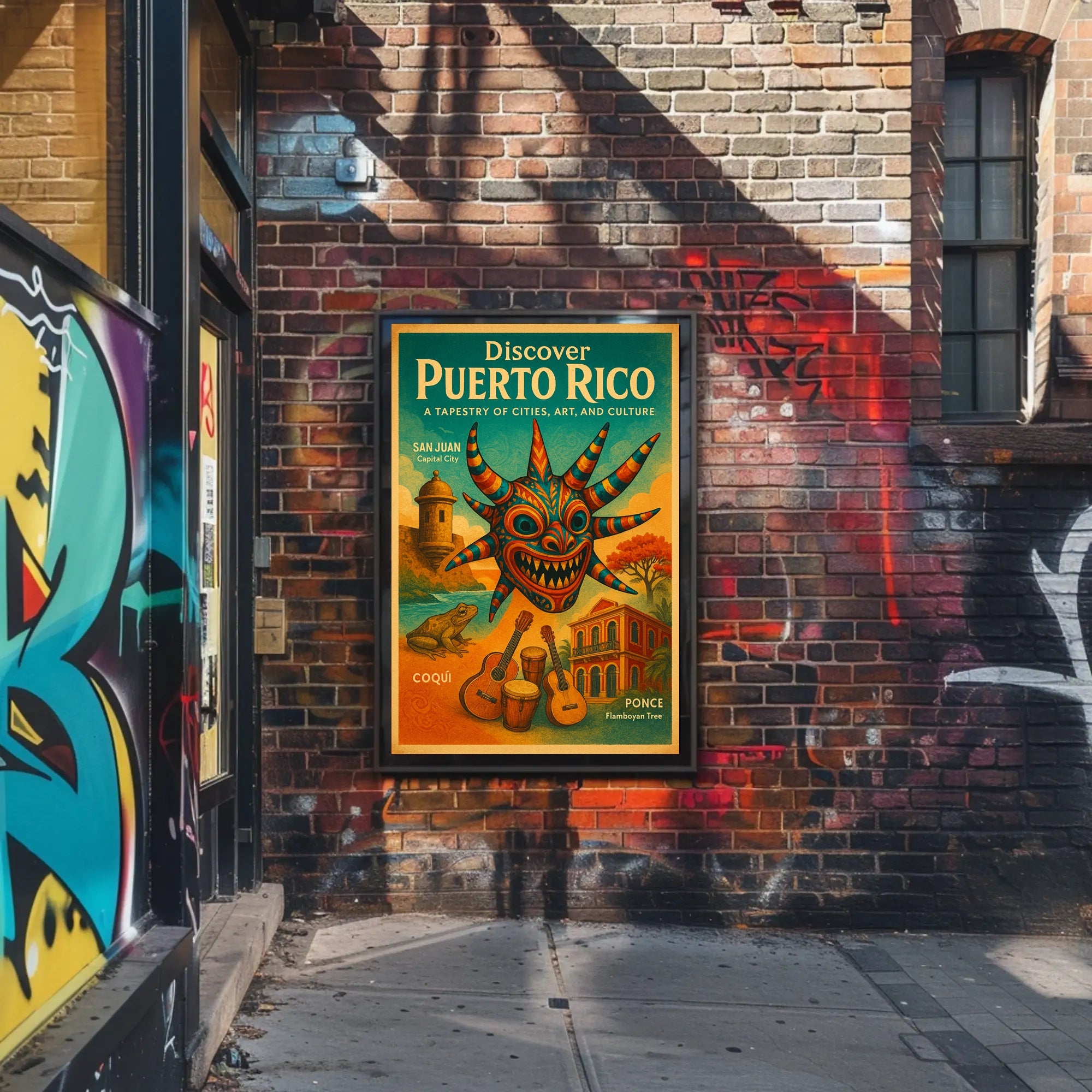 Discover Puerto Rico Poster PosterGoat