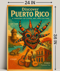Discover Puerto Rico Poster PosterGoat