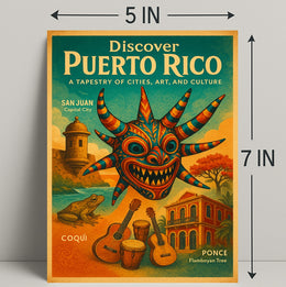 Discover Puerto Rico Poster PosterGoat