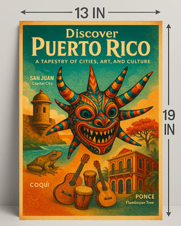 Discover Puerto Rico Poster PosterGoat