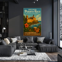 Discover Puerto Rico Vintage Poster Art PosterGoat