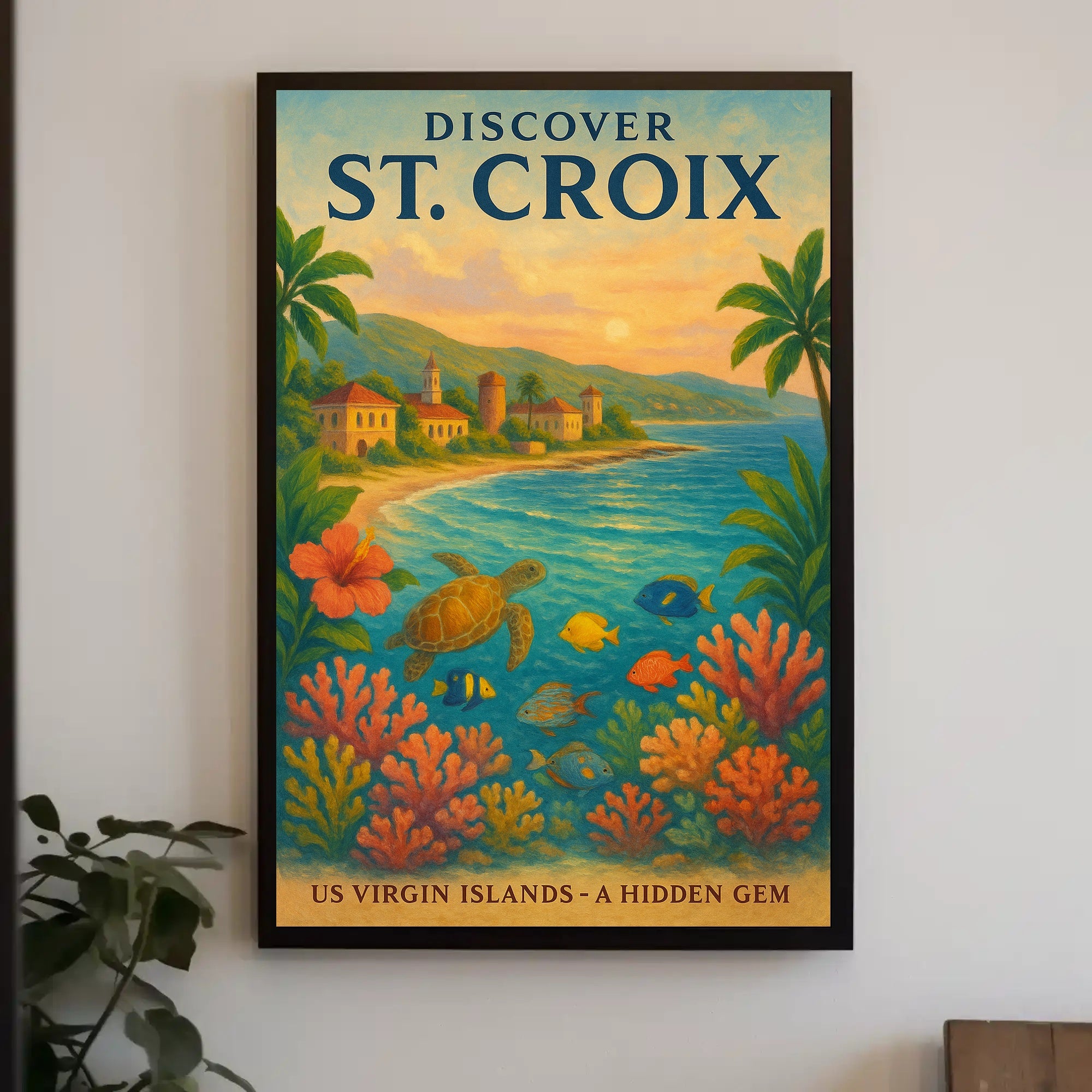 Discover St. Croix Poster PosterGoat
