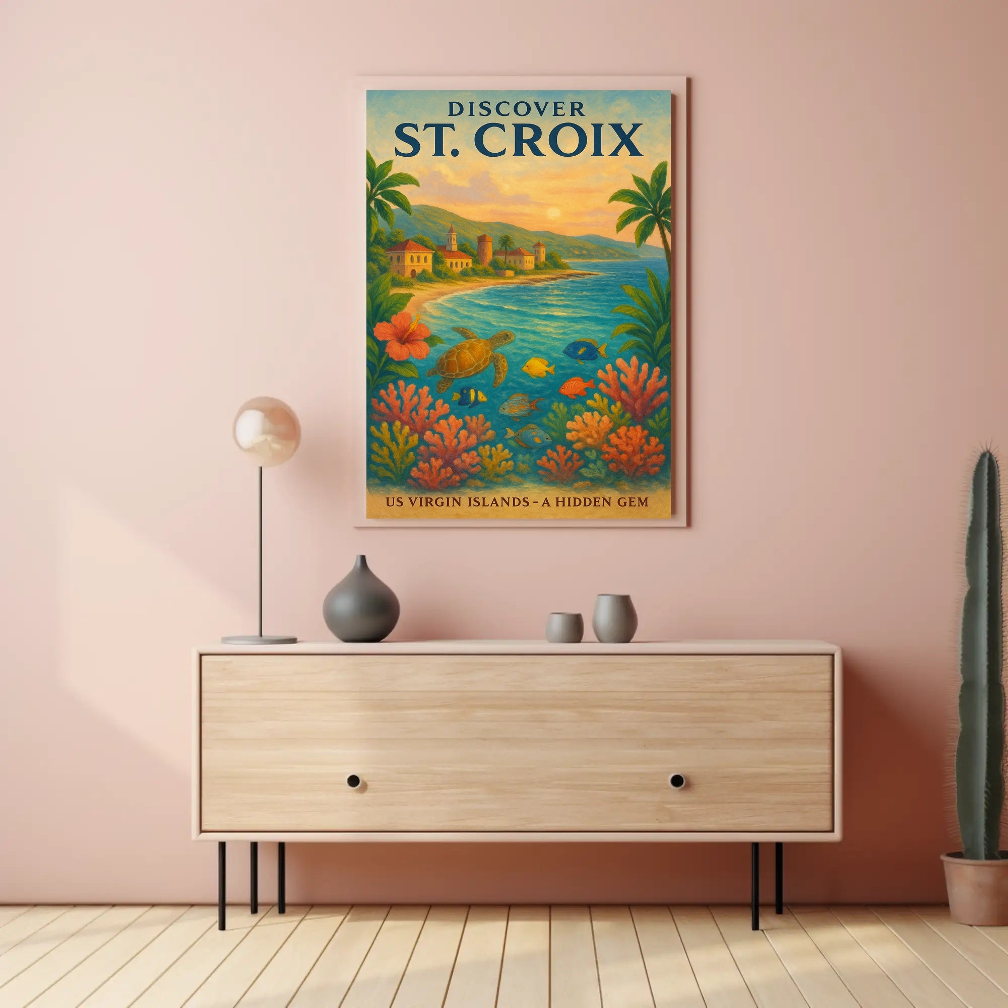 Discover St. Croix Poster PosterGoat