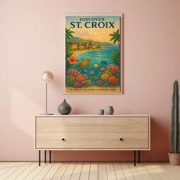 Discover St. Croix Poster PosterGoat