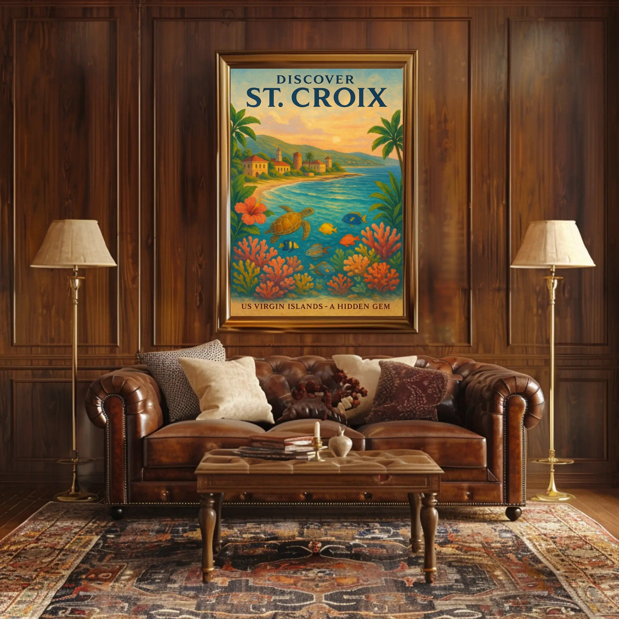 Discover St. Croix Poster PosterGoat