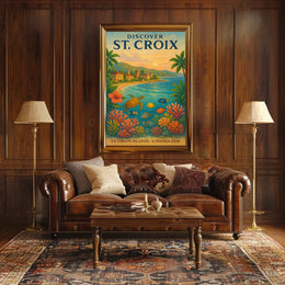 Discover St. Croix Poster PosterGoat