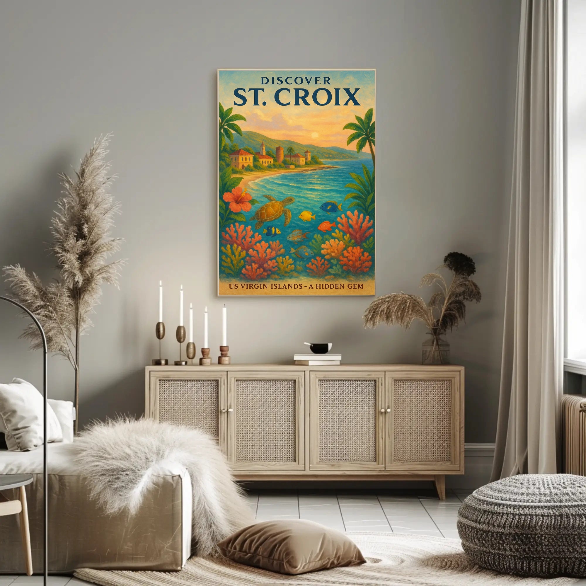 Discover St. Croix Poster PosterGoat