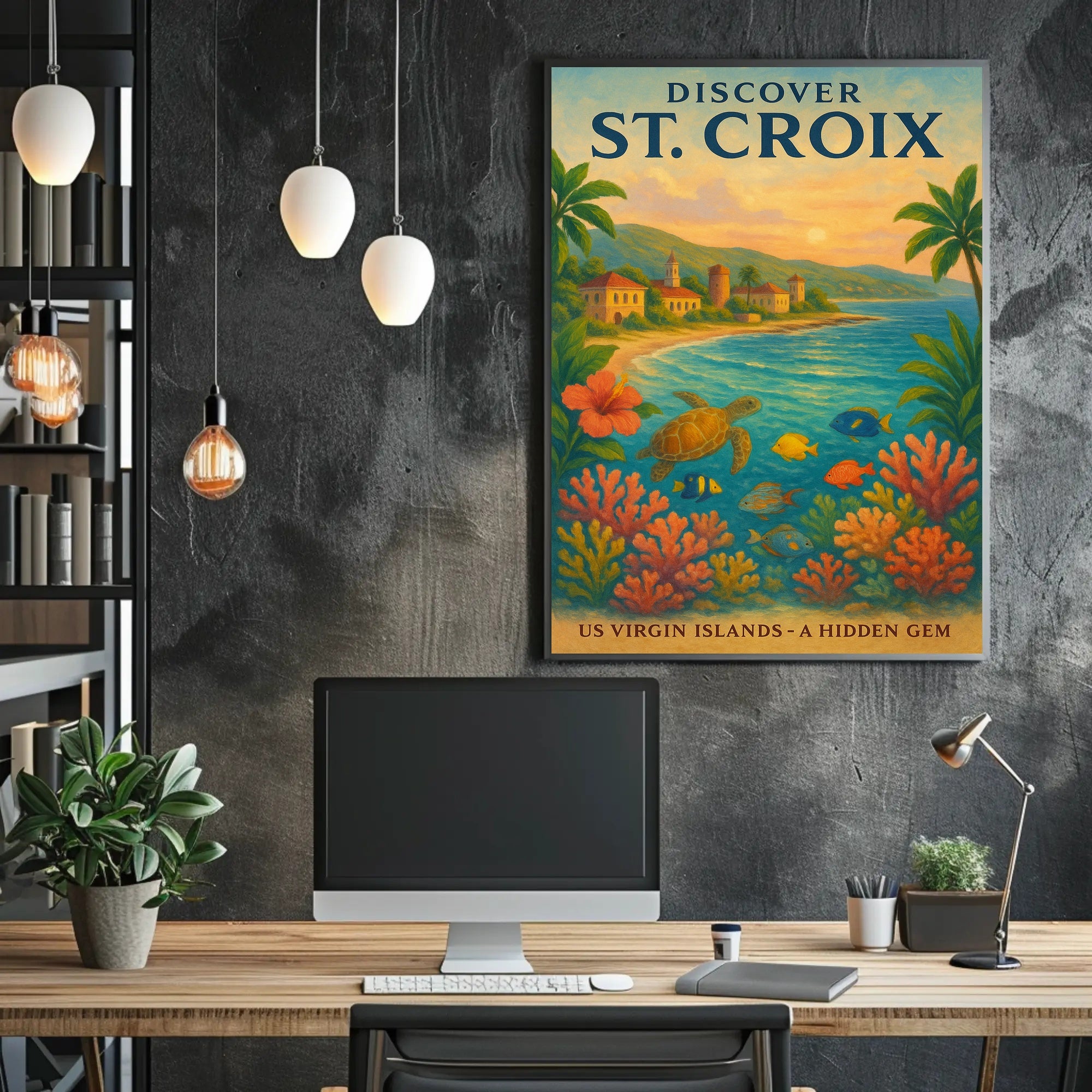 Discover St. Croix Poster PosterGoat