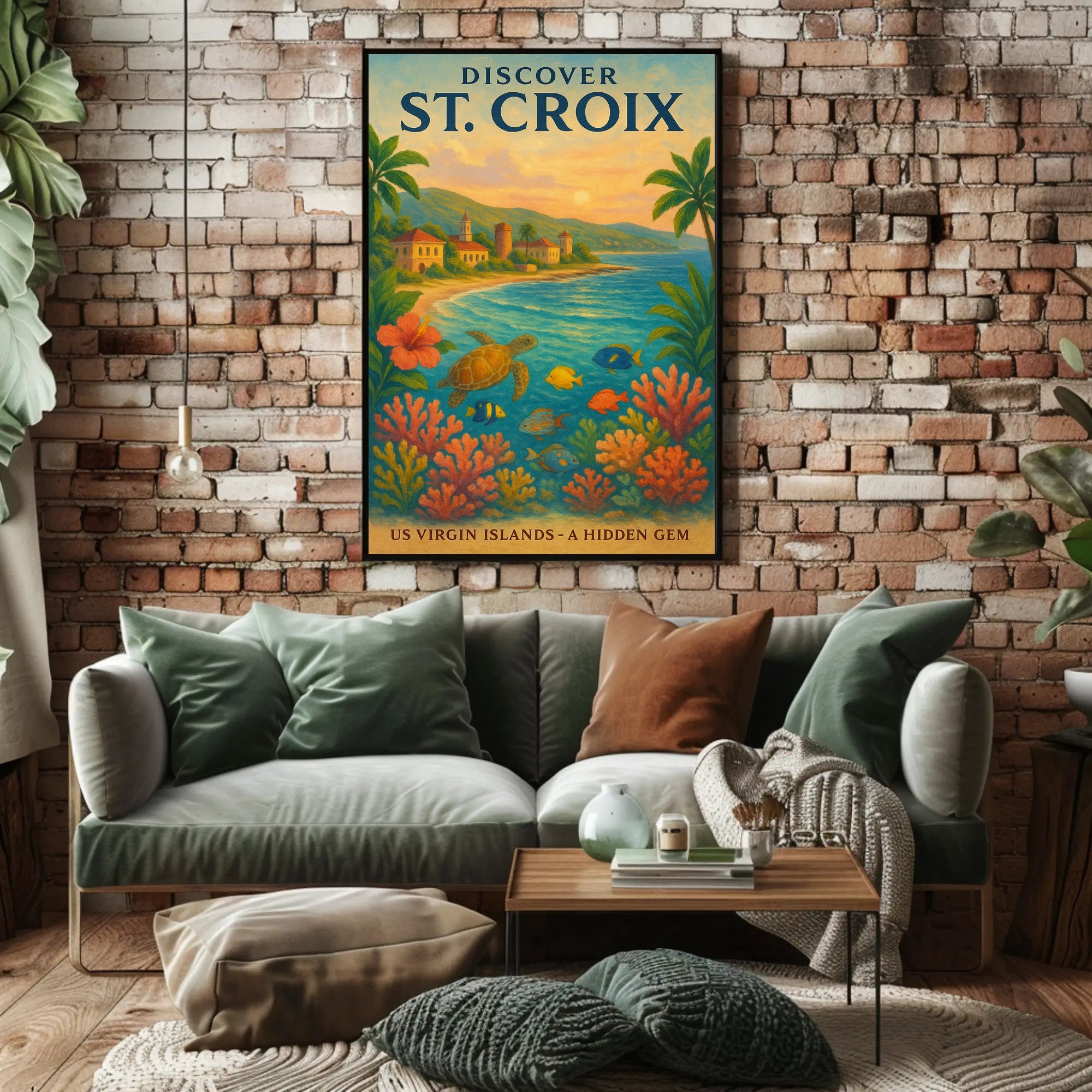 Discover St. Croix Poster PosterGoat