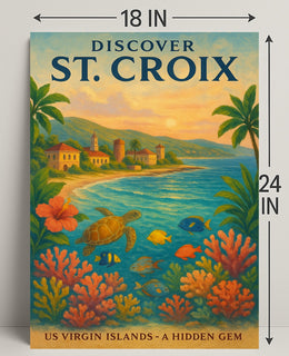 Discover St. Croix Poster PosterGoat