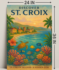 Discover St. Croix Poster PosterGoat