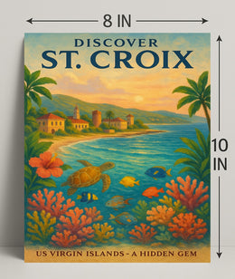 Discover St. Croix Poster PosterGoat