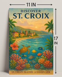 Discover St. Croix Poster PosterGoat