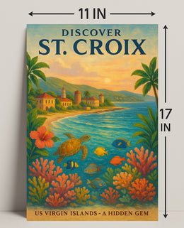 Discover St. Croix Poster PosterGoat