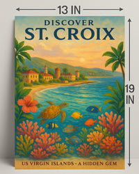 Discover St. Croix Poster PosterGoat