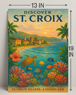 Discover St. Croix Poster PosterGoat