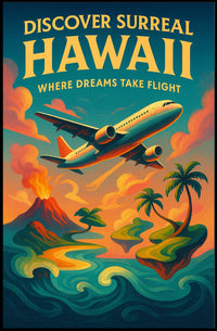 Discover Surreal Hawaii Surreal Poster PosterGoat