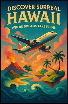 Discover Surreal Hawaii Surreal Poster PosterGoat