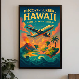 Discover Surreal Hawaii Surreal Poster PosterGoat