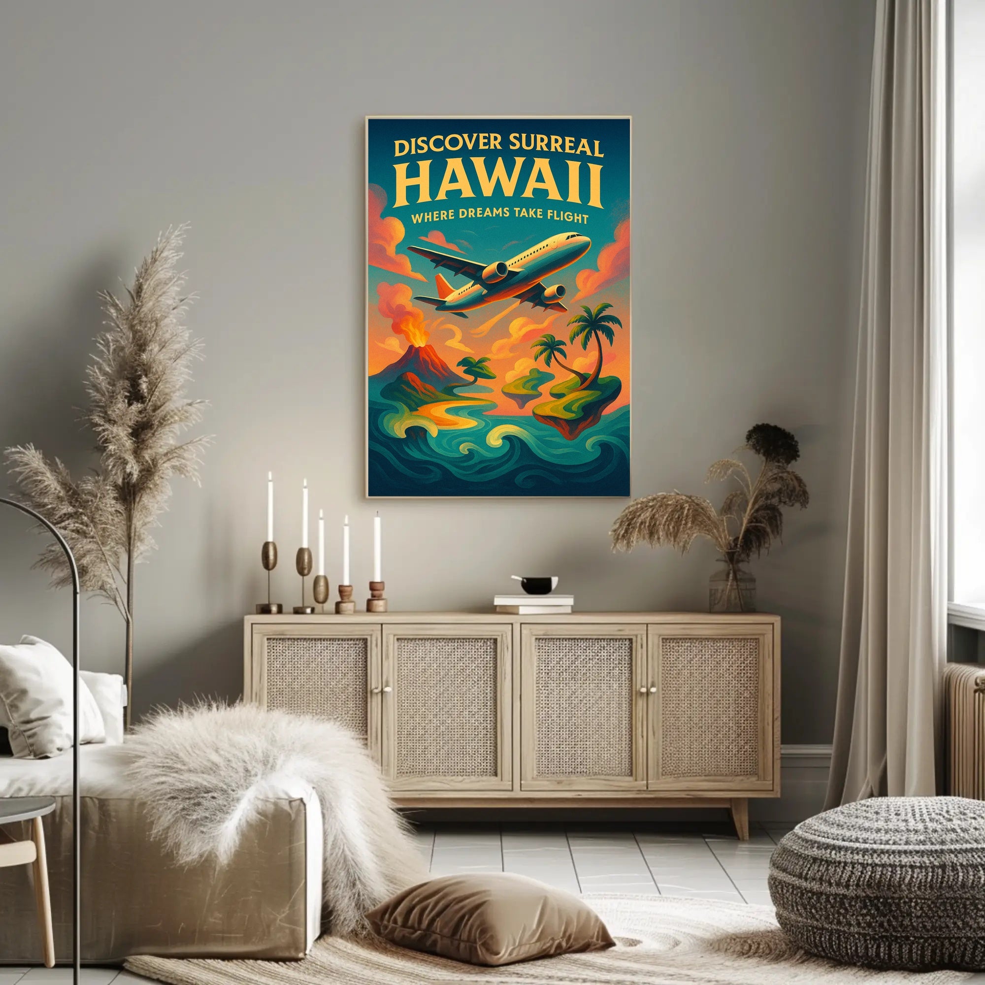 Discover Surreal Hawaii Surreal Poster PosterGoat