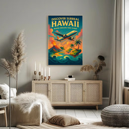 Discover Surreal Hawaii Surreal Poster PosterGoat