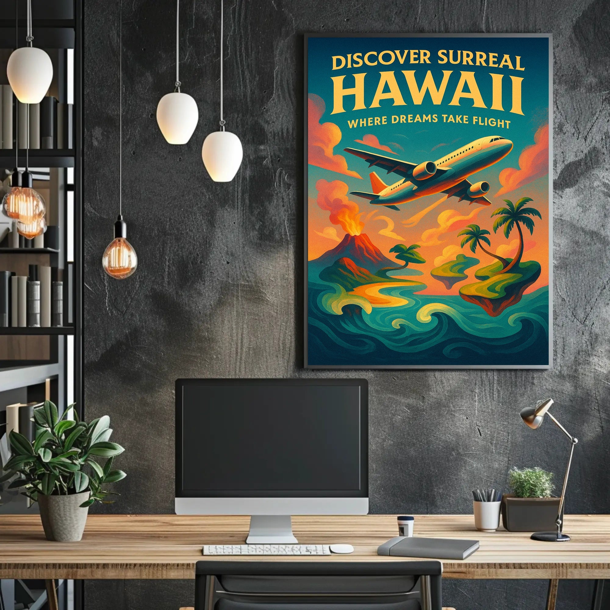 Discover Surreal Hawaii Surreal Poster PosterGoat