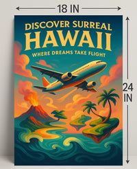 Discover Surreal Hawaii Surreal Poster PosterGoat
