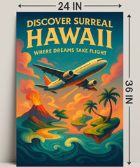 Discover Surreal Hawaii Surreal Poster PosterGoat