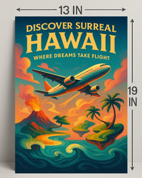 Discover Surreal Hawaii Surreal Poster PosterGoat