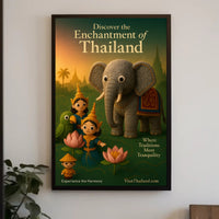 Discover The Enchantment Of Thailand Poster PosterGoat