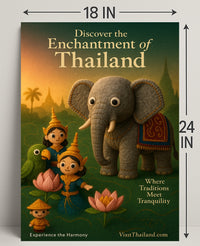 Discover The Enchantment Of Thailand Poster PosterGoat