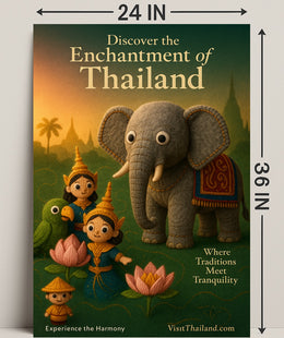Discover The Enchantment Of Thailand Poster PosterGoat
