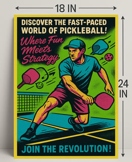 Discover The World Of Pickleball Poster PosterGoat