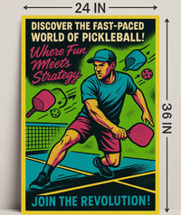 Discover The World Of Pickleball Poster PosterGoat