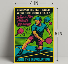 Discover The World Of Pickleball Poster PosterGoat