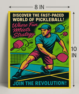 Discover The World Of Pickleball Poster PosterGoat