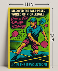 Discover The World Of Pickleball Poster PosterGoat