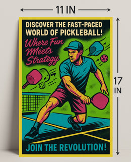 Discover The World Of Pickleball Poster PosterGoat