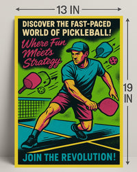 Discover The World Of Pickleball Poster PosterGoat
