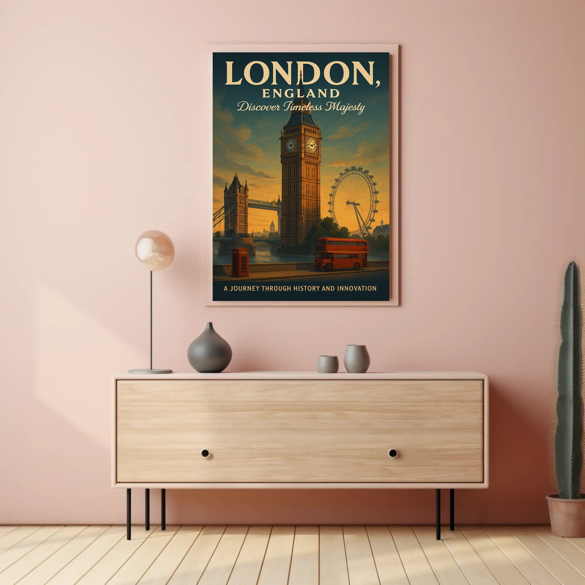 Discover Timeless Majesty in London Poster PosterGoat