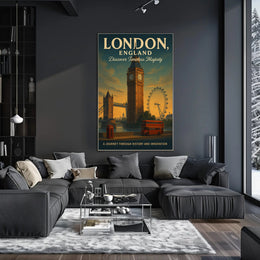 Discover Timeless Majesty in London Poster PosterGoat