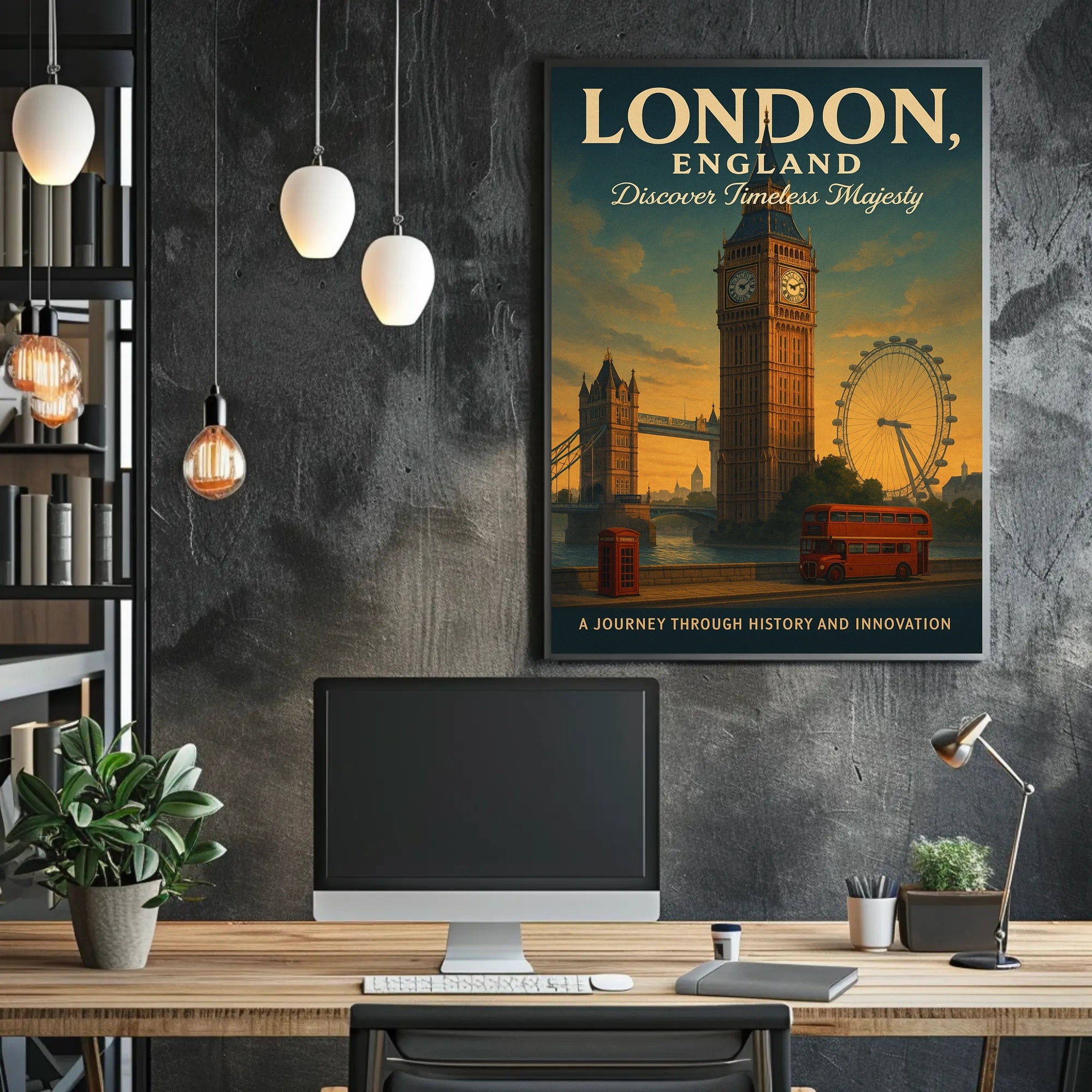 Discover Timeless Majesty in London Poster PosterGoat